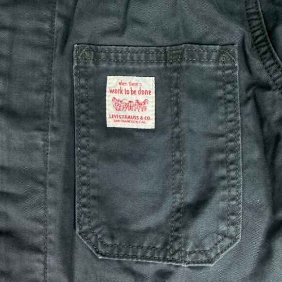 Levis Workwear Mechanic Coveralls Jumpsuit Loose Charcoal Gray Men’s Size XS New - Picture 6 of 16